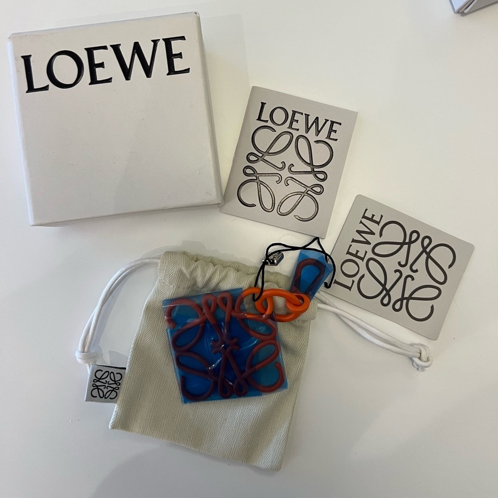 LOEWE Anagram Keychain Charm